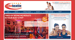 Desktop Screenshot of mikeheatliepersonaltraining.com